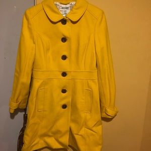 Bright Mustard long coat